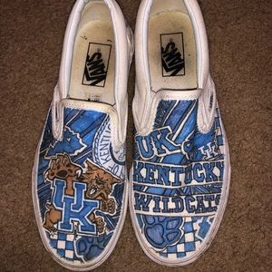 Custom University of Kentucky Vans